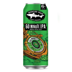 Dogfish Head 60 Minute IPA Beer - 19.2 fl oz Can - 1 of 4