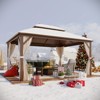 EROMMY 13 Ft W x 10 Ft D, Aluminum Patio Gazebo - 2 of 4