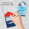 Big Dot of Happiness Shark Zone - Jawsome Shark Cards for Kids - Happy Valentine's Day Pull Tabs - Set of 12 - 3 of 4