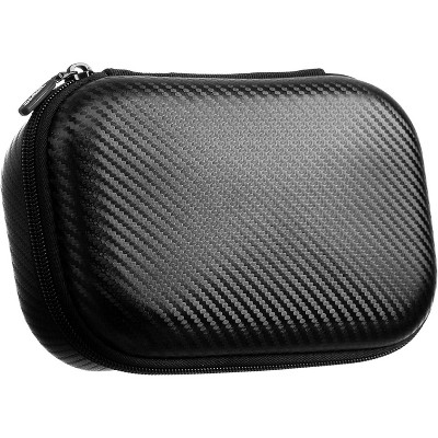 Fmeida Black Carbon Pencil Box Pencil Case for School and Office Organizer Pencil Bag Large Capacity Pencil Pouch