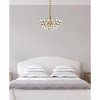 Elegant Lighting Emilia 16 inch pendant in brass - 2 of 4