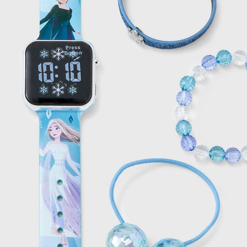 Girls&#39; Frozen Watch Set - Aqua Blue, 4 of 5