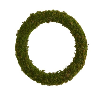 Nearly Natural 20” Moss Artificial Wreath