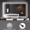 GustoWave Bathroom Mirror 60X36“ Wall-Mounted Vanity Mirrors, Wall Mirrors with 3X Magnification, Anti-Fog, Waterproof, Tempered Glass - 3 of 4