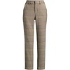 Lands' End Women's High Rise Brushed Flannel Tapered Ankle Pants - 3 of 4