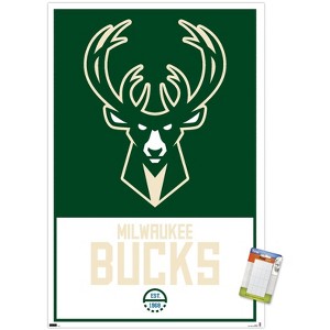 Trends International NBA Milwaukee Bucks - Logo 21 Unframed Wall Poster Prints - 1 of 4