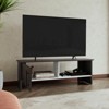 FONTOI Wide TV Stand for TV up to 54" with Storage Shelves&Cabinet, Entertainment Center for Living Room, Multicolor, 47.4"*16.6"*12.2" - 2 of 4