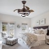 Bella Depot 36" Modern Ceiling Fan with Dimmable Light, DIY Light Shape - image 3 of 4