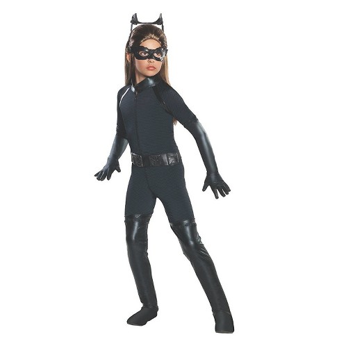 Girls' DC Comics Catwoman Costume - Size 12-14 - Black