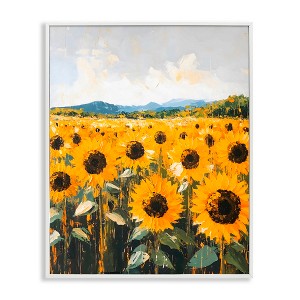 Stupell Industries Endless Sunflowers Meadow Framed Giclee Art - 1 of 4