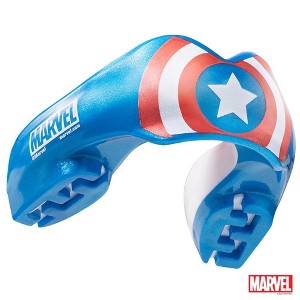 SAFEJAWZ Sports MARVEL ORTHO Mouthguard for Braces Protective Mouth Guard with Case for Boxing, Basketball, Lacrosse, Football, MMA, Martial Arts, - 1 of 4