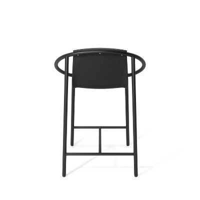 Ringo Black Metal Counter Height Barstool