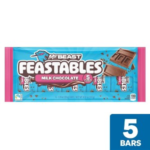 MrBeast Feastables Multipack Milk Chocolate - 5ct/175g : Target