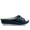 GC Shoes Justina Buckle Comfort Slide Wedge Sandals - 2 of 4