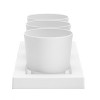 Bloem Trio-Fight 3 Planter Pots with Snap-in Saucer, Vanilla Bean - 4 of 4