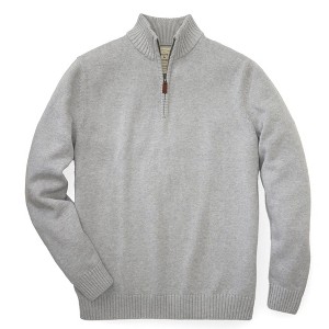 Hope & Henry Mens' Half Zip Pullover Sweater in  Cotton - 1 of 4
