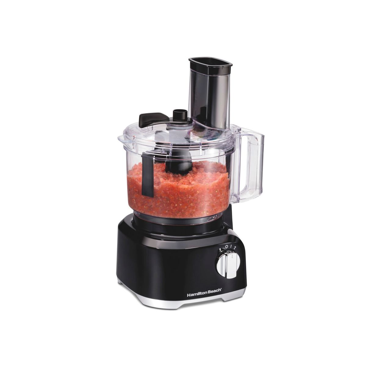 Hamilton Beach Bowl Scraper Food Processor Black - 70743: 450W, 2 Speeds, Dishwasher-Safe, 64oz Capacity, Chops, Full-Size