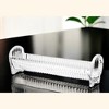 HomeRoots 9" Clear Rectangular Crystal Cracker Tray - 2 of 4