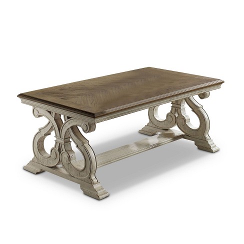 Myrtle Solid Wood Coffee Table Dark Oak Homes Inside Out Target
