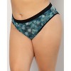 Curvy Couture Women's Mesh High Cut Brief Panty Sunset Glow - 3 of 4