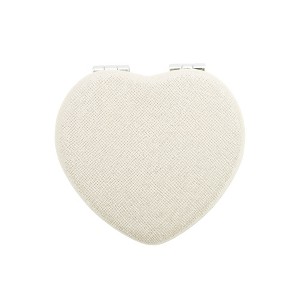 Unique Bargains Heart-shape Makeup Mirror 1 Pc - 1 of 4