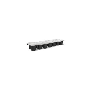 Meridian Furniture,Pavilion Boucle Fabric Bench - 1 of 4
