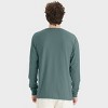 Hanes Unisex Garment Dyed Long Sleeve Cotton T-Shirt - 2 of 4
