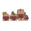 Transpac Resin Gingerbread Train Decorative Sculpture for Christmas Festive Tabletop Decor Red Indoor Use Gift Giving and Hostess Gifts Easy Care Spot - 3 of 3