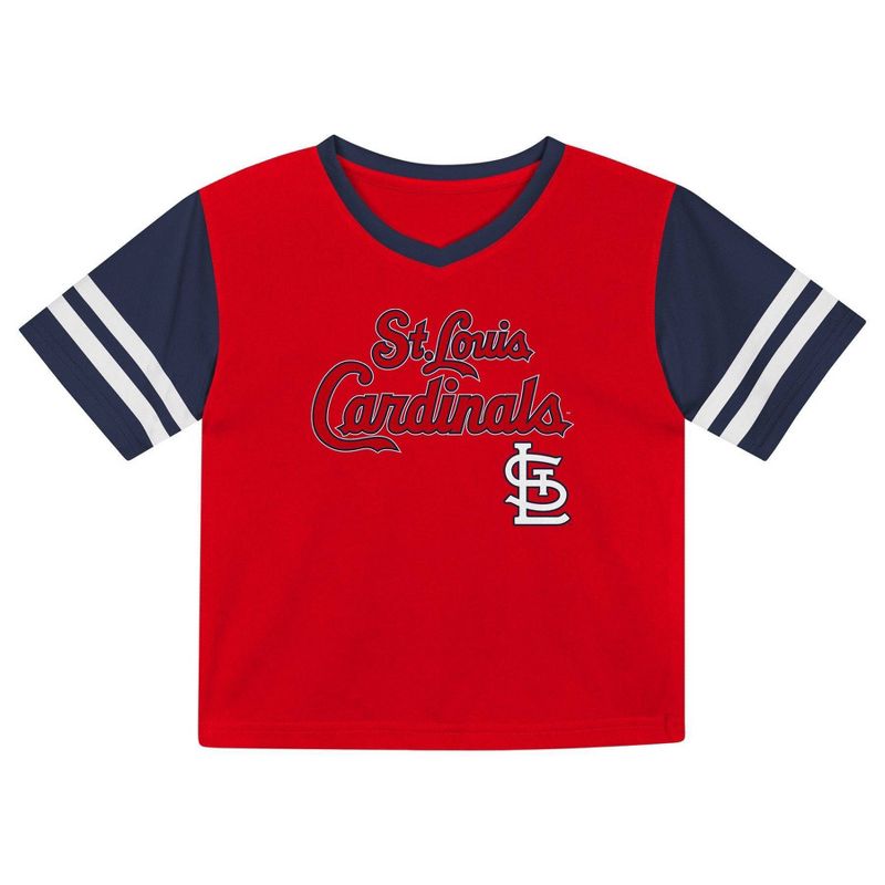 MLB St. Louis Cardinals Toddler Boys&#39; Pullover Team Jersey, 2 of 4