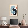 Art Remedy Modern Earbuds Contemporary Shapes Abstract Wall Art Framed - 2 of 4
