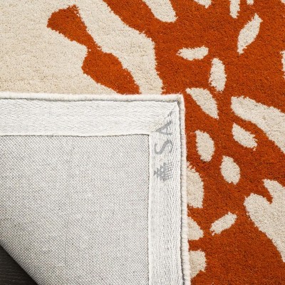 Ivory Hand-Tufted Wool 8' x 10' Rectangular Rug