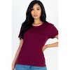 Slickblue Women's Basic Short Sleeve T-Shirt, Stretch Jersey Knit, Casual Everyday Fit, 10 Color Options, Size S-L - 2 of 4