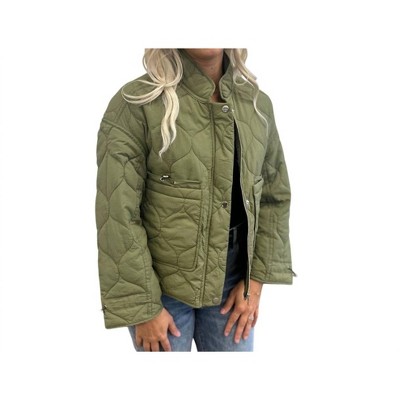 Women's Quilted Down Jacket - LILY