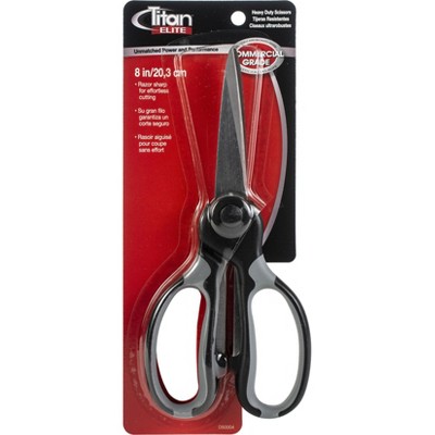 Heavy Duty Big Aluminum Plated Gray Scissors With Sharp Blades For Office :  Target