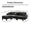VASIP Boucle Fabric 3-Seater Sofa, Shell-Shaped Armrests & Self-Wrapped Cylindrical Legs, for Living Room & Apartment,Beige - 2 of 4