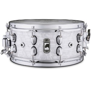 Mapex Black Panther  BPNML4600CWD Heritage Snare Drum 14 x 6 in. White Strata - 1 of 3