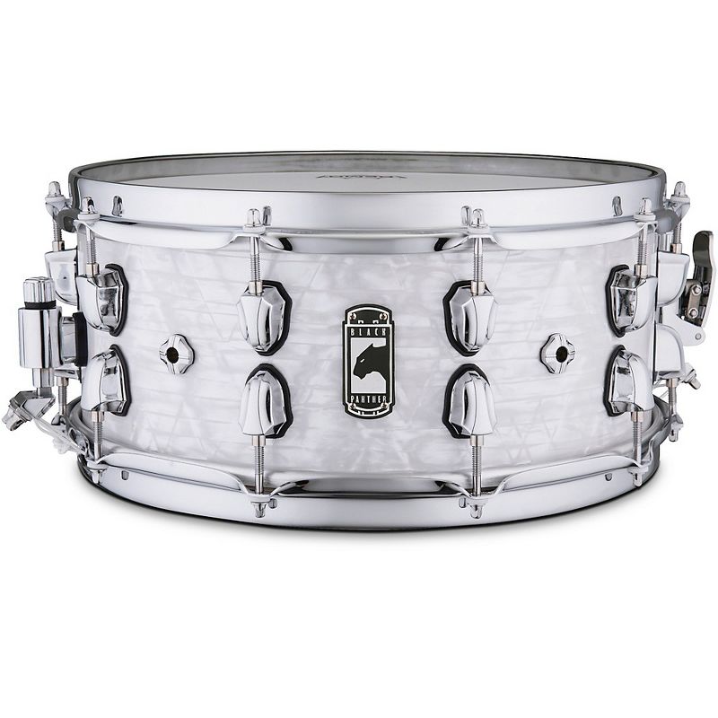 Mapex Black Panther  BPNML4600CWD Heritage Snare Drum 14 x 6 in. White Strata, 1 of 4