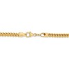 Black Bow Jewelry 3.7mm 14k Yellow Gold Hollow Franco Chain Necklace - 4 of 4