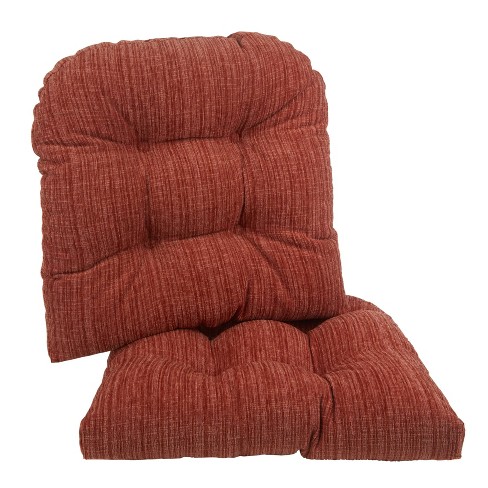 Gripper 2pc 17 x17 Polar Non Slip Chenille Tufted Universal Chair Cushions Target