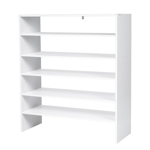 Tangkula Wooden Shoe Cabinet 2-door Storage Entryway Shoes Organizer W/  Adjustable Shelves : Target