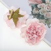 Unique Bargains Artificial Flower Peony Hair Clip 2 Pcs - 3 of 4