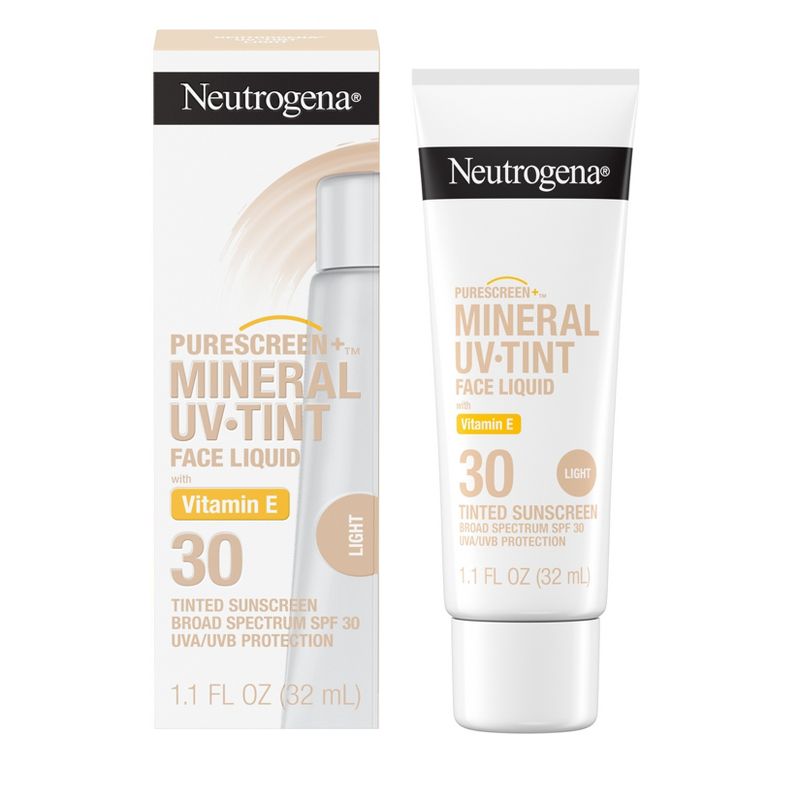 Neutrogena Mineral UV Tint Face Liquid Light Sunscreen - SPF 30 - 1.1oz, 3 of 8