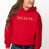 The Juniper Shop Believe Puff Print Toddler Graphic Hoodie - 2 of 3