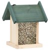 Munora - 4-Piece Firwood Bird Feeders Set - 7.5"W x 7.5"D x 9.8"H - Weather-Resistant Garden Bird Feeding Stations - 3 of 4
