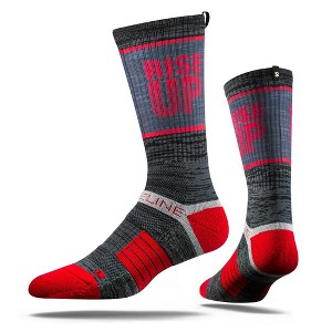 Strideline City Line, Rise Up Charcoal, Atlanta Hawks Crew Socks - 1 of 2