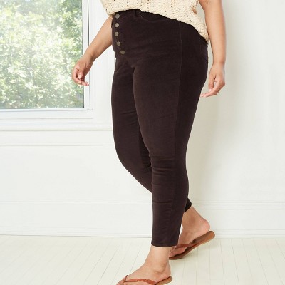 high waisted pants on plus size