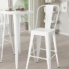 Merrick Lane 3 Piece Outdoor Dining Set with Bar Height Table and Stools - 3 of 4