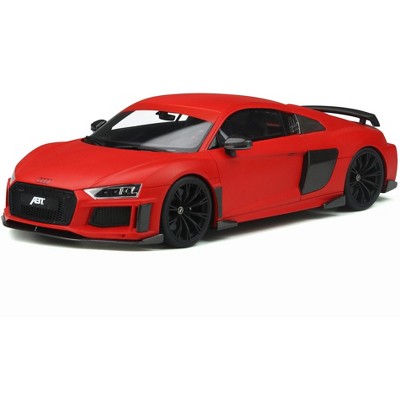 Audi ABT R8 Red with Black Wheels Limited Edition to 999 pieces Worldwide 1/18 Model Car by GT Spirit