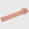 Anna-Kaci Sleek Woven Women's Belt with Plastic Buckle - 2 of 4