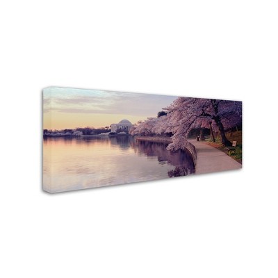 Trademark Fine Art-Gregory O'Hanlon 'Cherry Blossoms Jefferson Memorial' Canvas Art